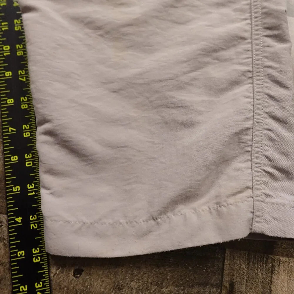 The North‎ Face Convertible Pants Men’s XL Gray Zip-Off Hiking Trail Outdoor